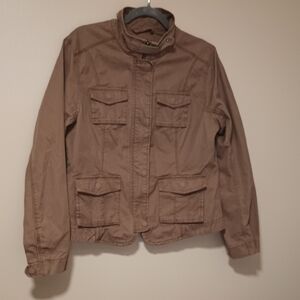 Brown Utility Jacket. Eddie Bauer Lg